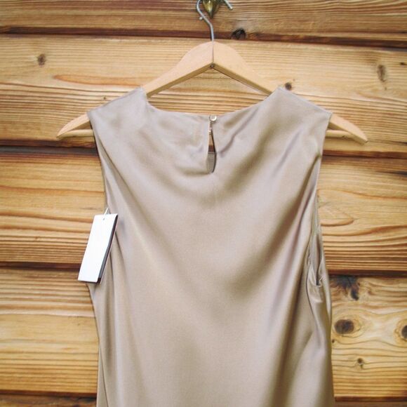 NWT Sies Marjan Silk Charmeuse Bias Cut Tunic Top Blouse - Picture 9 of 12